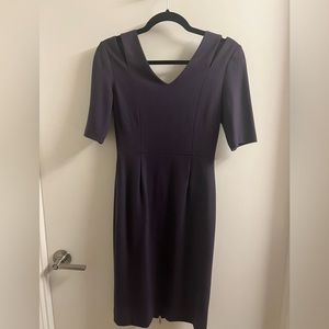 Halogen purple cutout shoulder sheath dress - Size 0P